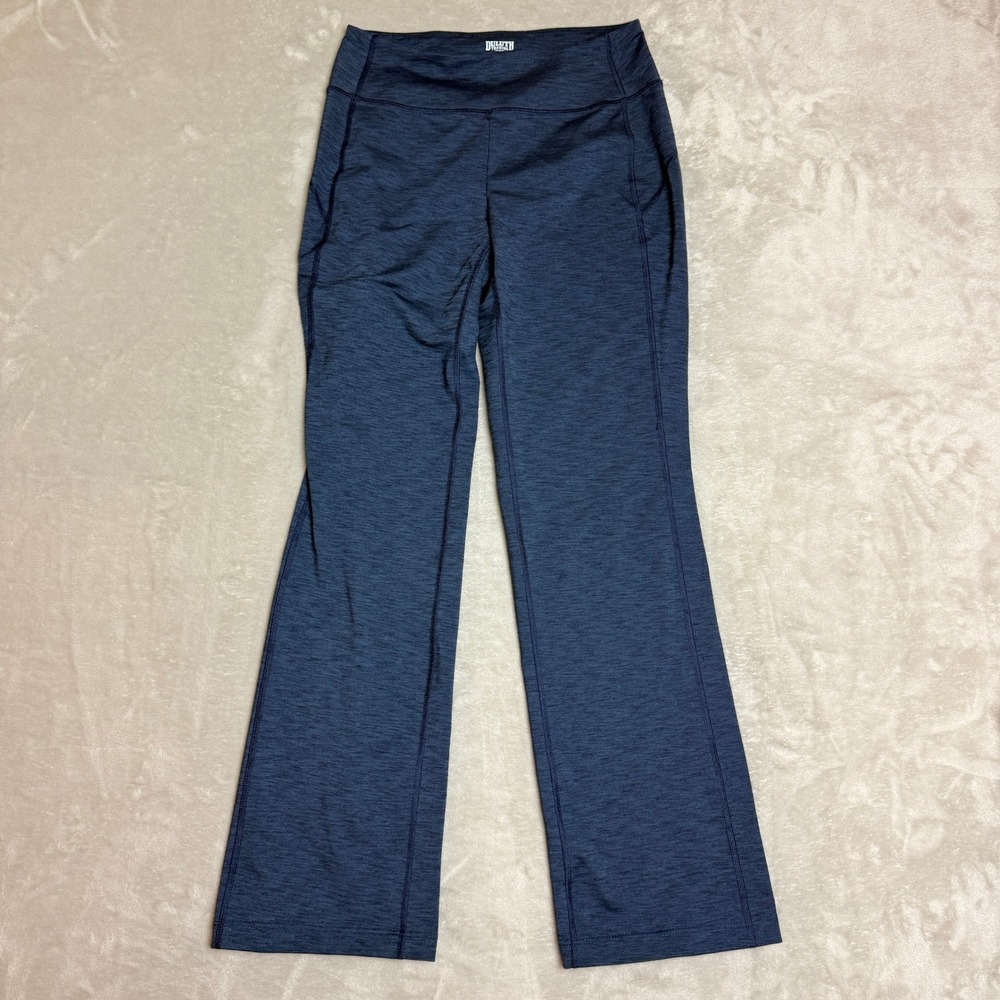 Duluth Trading NoGA Classic Bootcut Pants Women XS Navy Active Yoga Performance